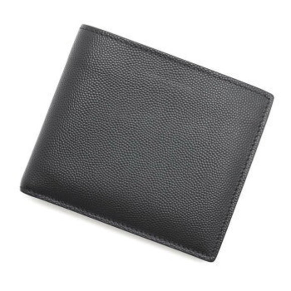 Saint Laurent Paris Bifold Leather Wallet Black - Picture 1 of 8